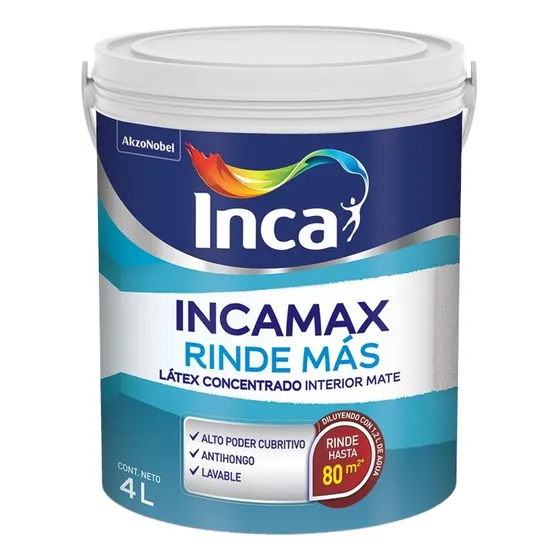Incamax Rinde Más Látex Interior 4lts