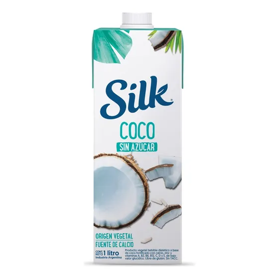 Leche Vegetal Coco Silk Vegana Libre De Soja Sin Tacc 1l 