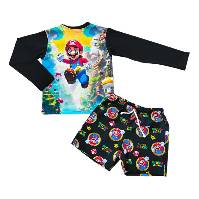 Vestido Traje De Baño Niños Super Heroes