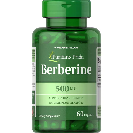 Suplemento Puritan's Pride Berberine 500 Mg 60 Cápsulas