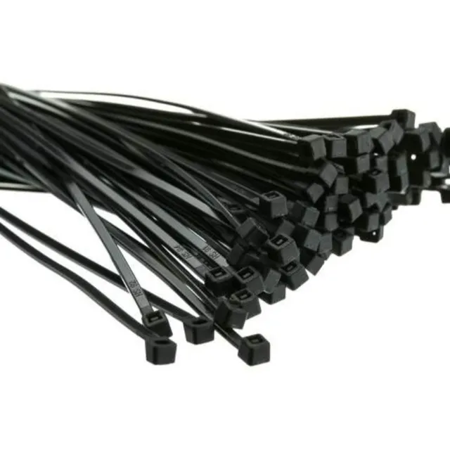 Tirrap Tirraje Amarre Plastico 5mm X 300mm (100 Unidades)