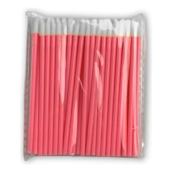 200 Pincel Aplicador De Gloss Batom Limpeza Extensão Cílios
