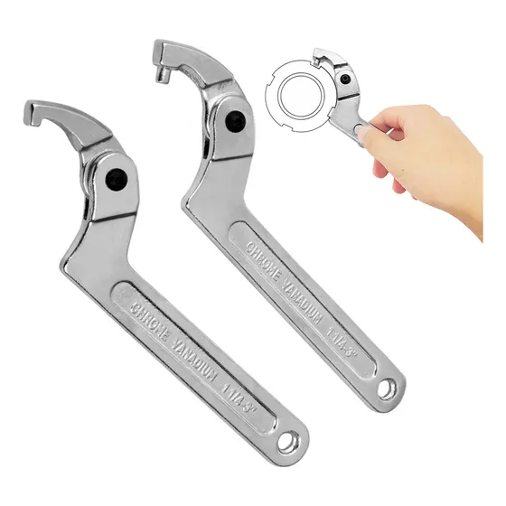 Herramienta Manual Con Gancho Ajustable Tipo C, Tuerca, Tuer