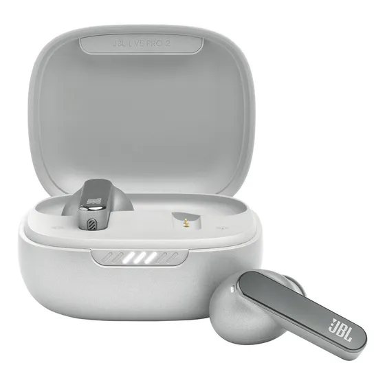Auriculares In-ear Inalámbricos Jbl Live  Pro 2 Tws Silver