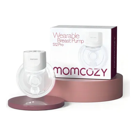 Extractor de Leche Eléctrico Momcozy S12 Pro, Manos Libres y Suave para Mamás