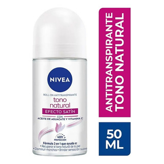 Antitranspirante Nivea Tono Natural Efecto Satín Roll On 50 Antitranspirante Nivea Tono Natural Efecto Satín Roll On 50