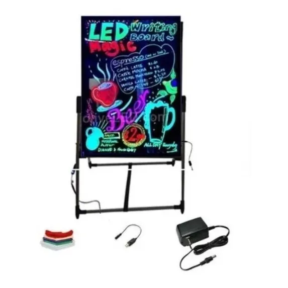 Pizarra Led Cartel Luminoso Electrica  80x60 Oferta 