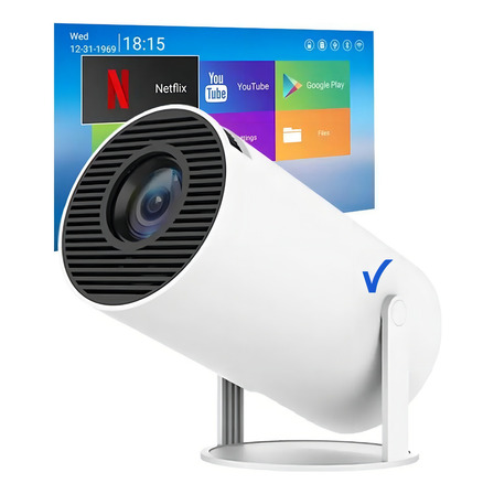 Smartprojetor Home Cinema 4K Projetor android Bahrein 11.0 resolução 4k hd bluetooth hdmi wifi Branco Smartprojetor Home Cinema 4K Projetor android Bahrein 11.0 resolução 4k hd bluetooth hdmi wifi Branco