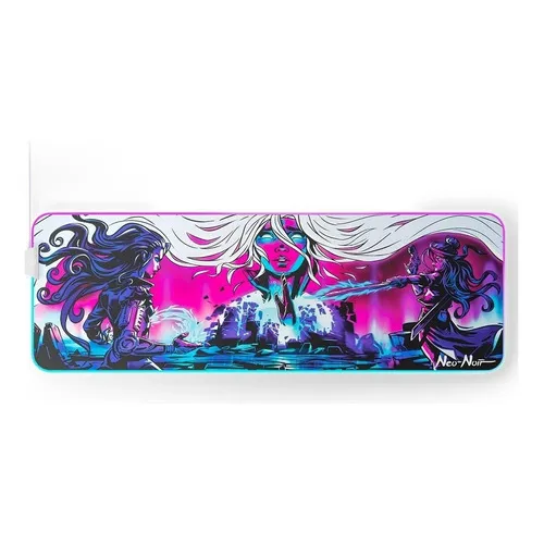 Mousepad Gamer Steelseries Prism Xl Neonoir Rgb 900x300mm