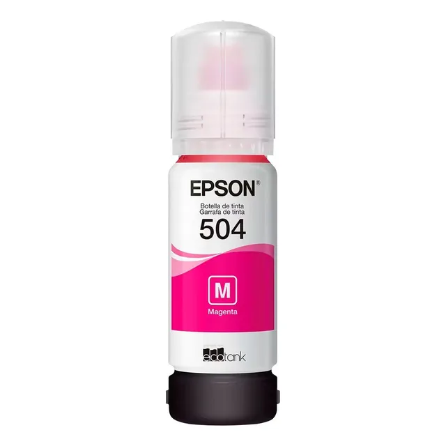 Tinta Epson T504 70mL Ecotank magenta