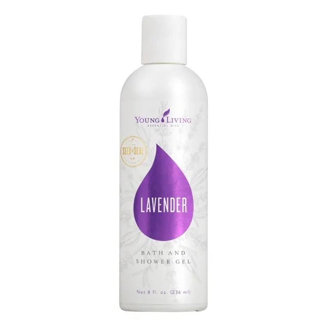 Gel De Baño Y Ducha De Lavanda 8 Oz Por Aceites Esenciales