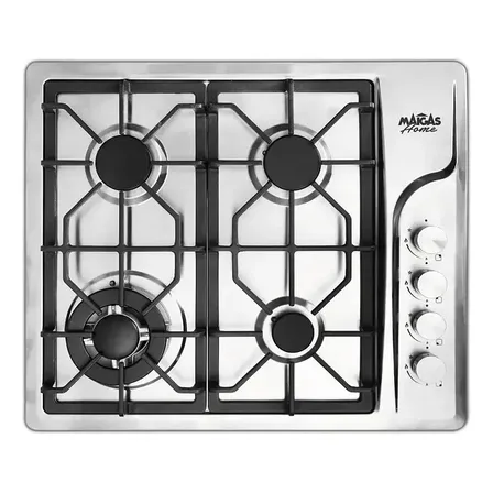 Encimera A Gas 4 Platos High Quality Hbs4505 Color Gris
