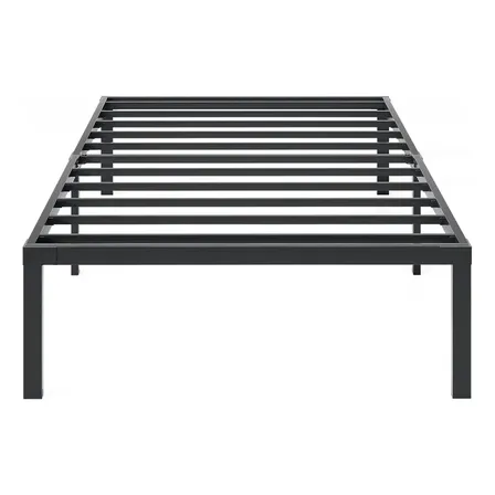 Estrutura De Cama De Metal, Solteiro, Com Espaço De Armazena Cor Preto Hot Wheels
