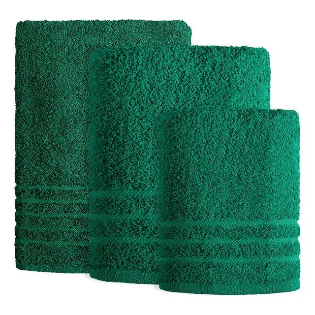 Toalla De Baño Classic Ama De Casa Trebol Set 3 Piezas
