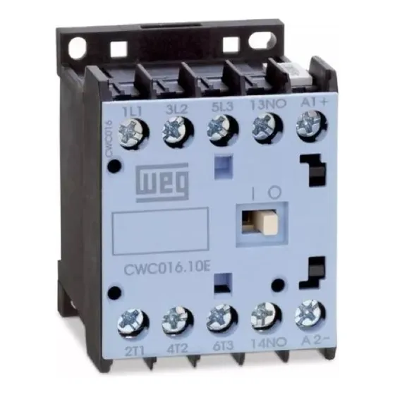 Mini Contator Weg Tripolar Cwc016 16a 1na 24vca 24v