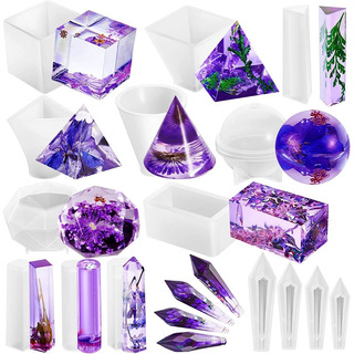 Molde Silicon Para Resina Cubo Esfera Piramide Diamante Llav Molde Silicon Para Resina Cubo Esfera Piramide Diamante Llav