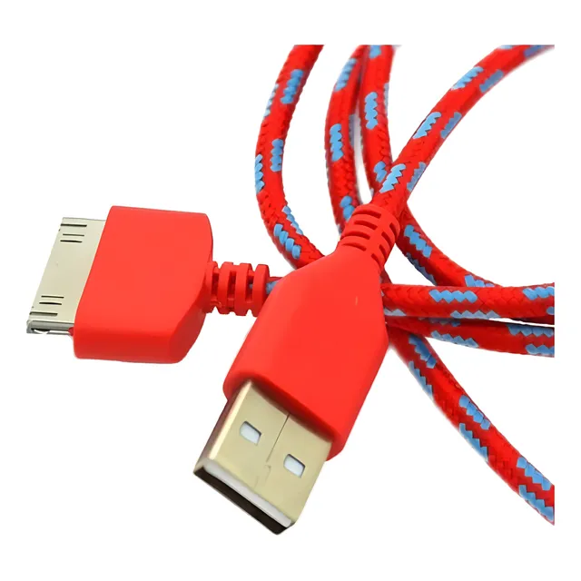 Carregador Usb Cabo Para iPhone iPod Classic 1 2 3 4 5 6 -1m