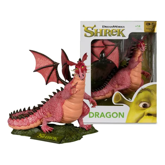 Mcfarlane Toys Shrek Dragon Estatua 12 Pulgadas