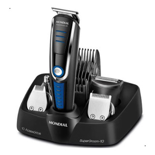 Barbeador E Cortador De Cabelo Mondial Super Groom 10 Bg-03 Barbeador E Cortador De Cabelo Mondial Super Groom 10 Bg-03