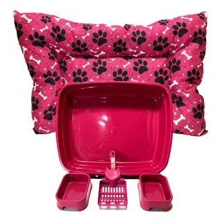 Kit Para Gato Conforto Essencial Colchonete Caixa De Areia Kit Para Gato Conforto Essencial Colchonete Caixa De Areia