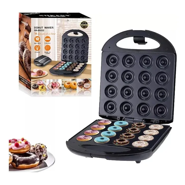 Maquina De Mini Donas 16 Puestos 1400w Donut Maker