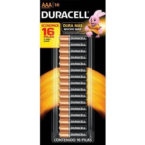 Pilha Duracell Aaa C/16 