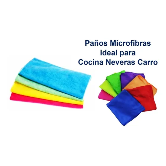 Paño De Microfibra Ultra Absorbente 40x45 Cocina Docena 1x12