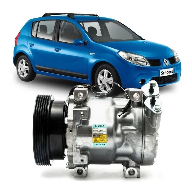 Compressor Delphi Renault Sandero Logan Duster 1.6 8v 16v