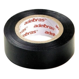 10 X Fitas Isolante Antichama 19mm X 20m - Preto - Adelbras 10 X Fitas Isolante Antichama 19mm X 20m - Preto - Adelbras