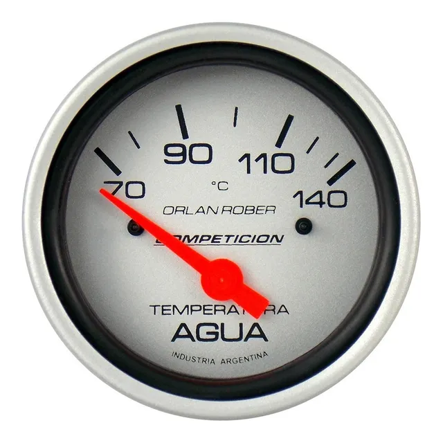 Reloj Temperatura De Agua Competicion 60mm Orlan Rober 12v