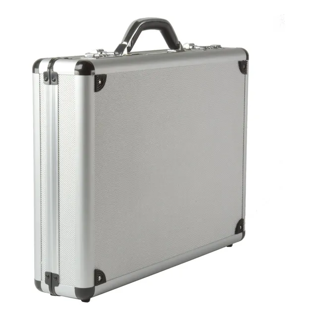 Alpine Swiss - Portafolios De Aluminio Acolchado Para Portátil Con Bloqueo Combinado De Lados Duros
