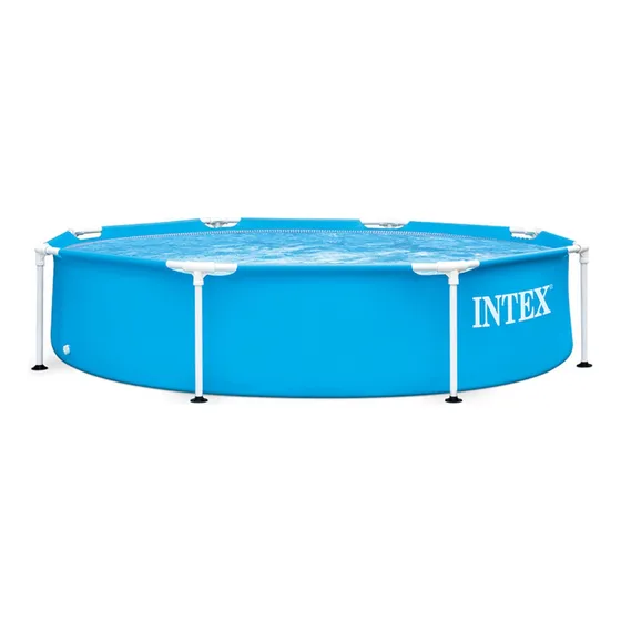 Pileta estructural Intex Metal Frame 28205 x 2.2 m de ancho x 2.44 m de diámetro