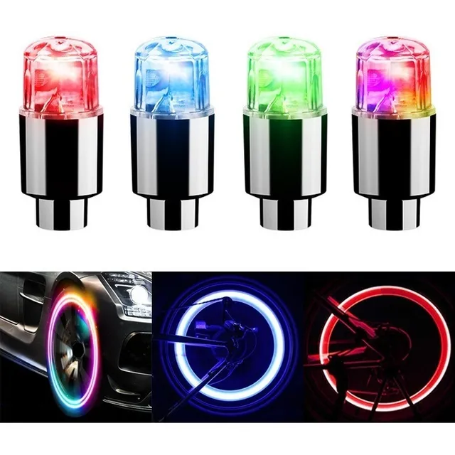 Par De Luces Para Válvula De Autos, Motos, Bicicletas.