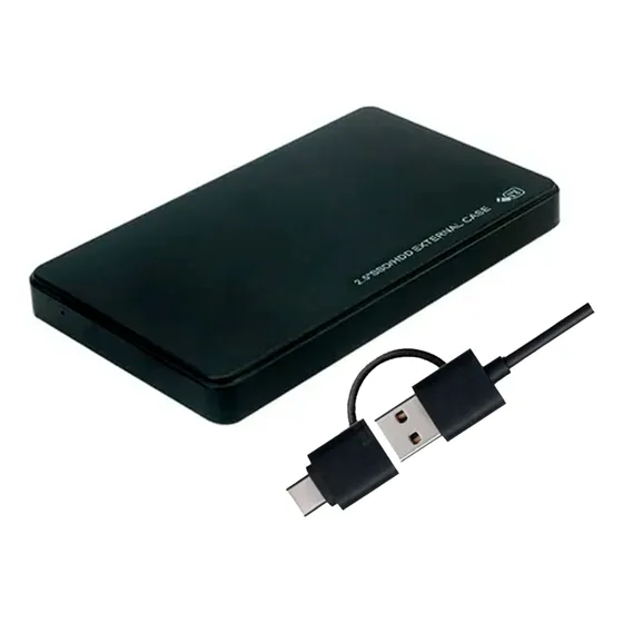 Case Externo Carcasa Disco Duro Sata A Usb-c Otg 3.0/2.0