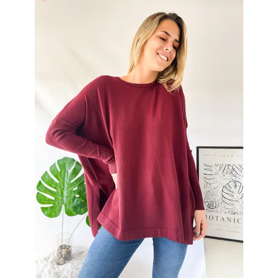 Sweater Bremer Lulyna Oversize Mujer Amplio