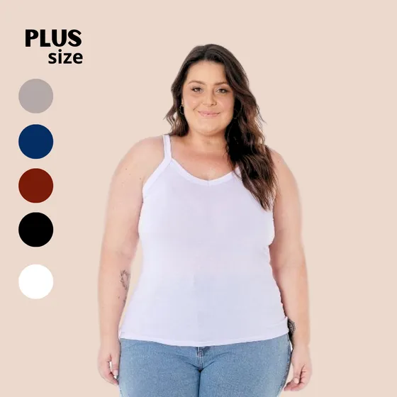 Regatas Blusa Tamanho Extra G1 G2 G3 Roupa Plus Fitness 1123