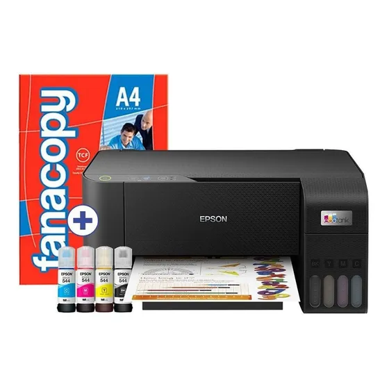 Impresora Multifunción Epson L3210 Sist Cont Tintas + Resma