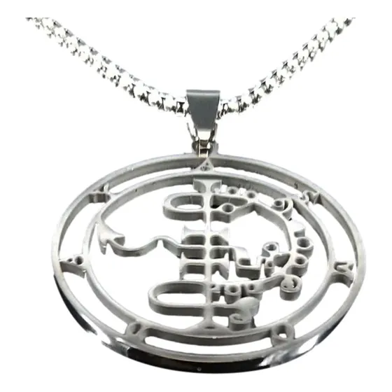 Collar Dije Asmoday Lucifer Asmodeo Sello Sigilo Asmodai