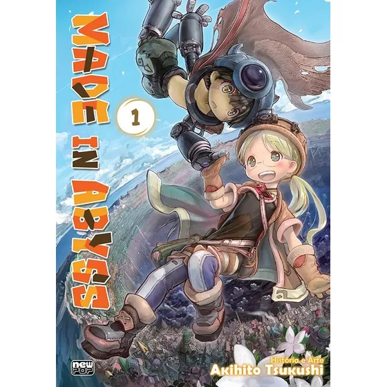 Made in Abyss Volume 01 de Akihito Tsukushi Editorial NewPOP tapa mole en português 2018