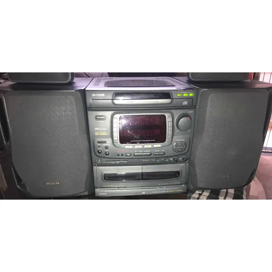Mini System Aiwa Nsx 999 Mk 2 Com Defeito Leia Detalhes Aba