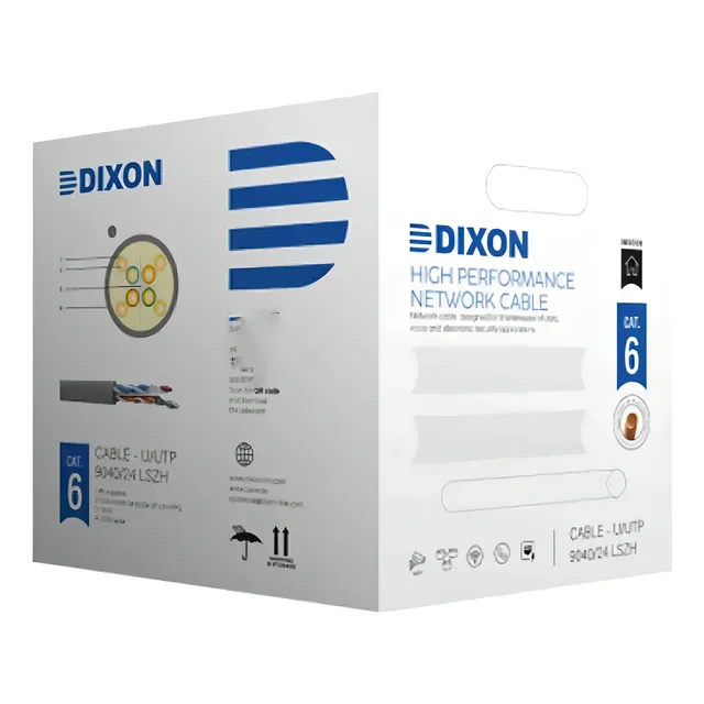 Cable Dixon Cat6 Puro Cobre Rollo 305mt 9040/24 Lszh