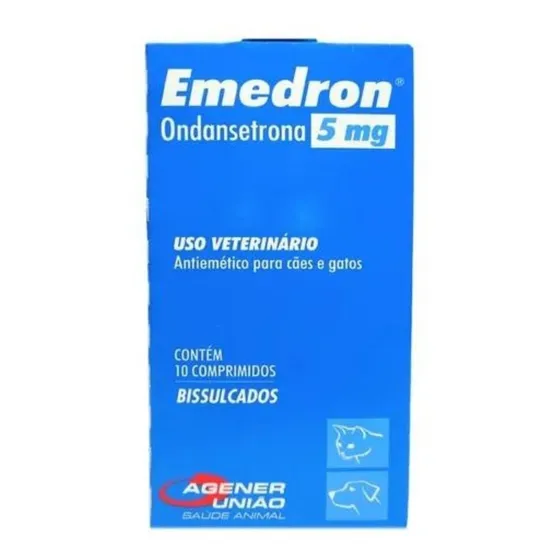 Emedron 5mg - Antiemetico P/ Caes E Gatos Agener União