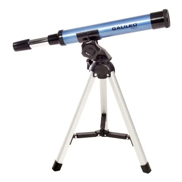 Telescopio Catalejo Infantil Galileo F300x30 Con Tripode Color Azul acero