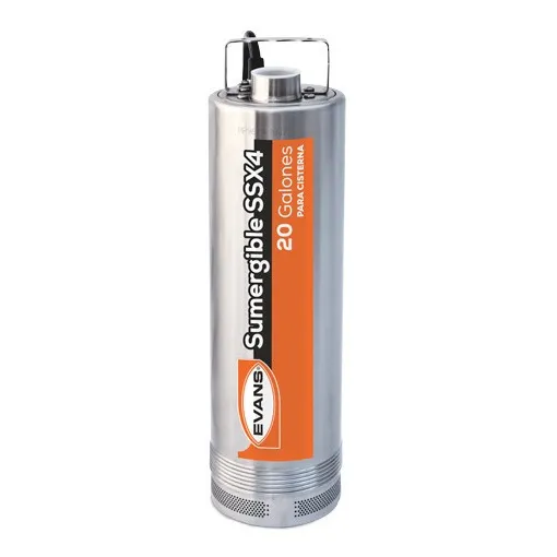 Bomba Sumergible Para Cisterna Evans 2hp 3f 20gpm Inox