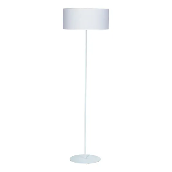 Lamparas Pie Modernas Pantalla Tela Color Living Comedor Lmp Pantalla Blanco