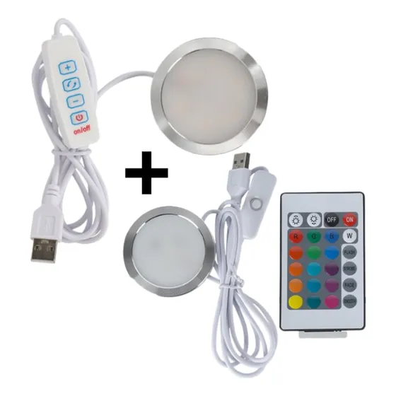 Kit Led Rgb Y Dimmer Para Lampara En Impresion 3d Usb 2 En 1