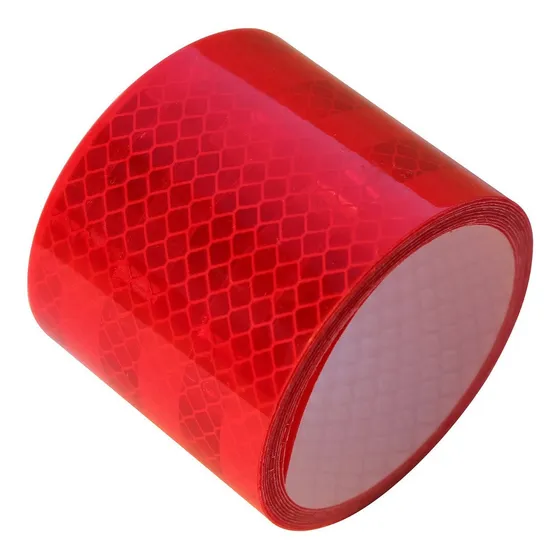 Cinta Reflectiva Roja Grado Diamante Eversafe Ideal Ruta Vtv Color Rojo