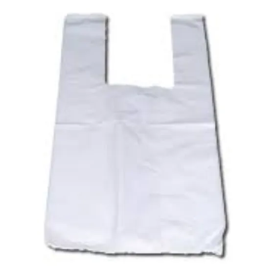 100 Bolsas Tipo Camiseta 35x45 Cm Multiuso