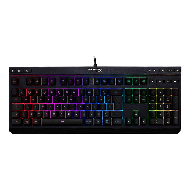 Teclado Usb Alloy Core Rgb 4p4f5a2 Hyperx Cx 1 Un Teclado Usb Alloy Core Rgb 4p4f5a2 Hyperx Cx 1 Un