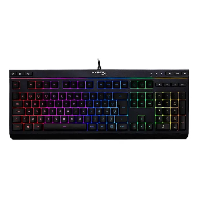 Teclado Usb Alloy Core Rgb 4p4f5a2 Hyperx Cx 1 Un Teclado Usb Alloy Core Rgb 4p4f5a2 Hyperx Cx 1 Un
